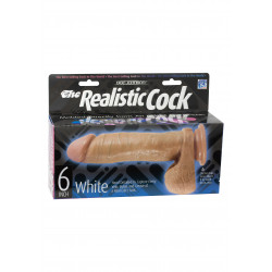 The Realistic Cock - With Removable Vac-u-lock Suction Cup - 6 Inch