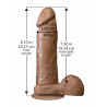 The Realistic Cock - With Removable Vac-u-lock Suction Cup - 8 Inch