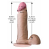 The Realistic Cock - With Removable Vac-u-lock Suction Cup - Ultraskyn - 6 Inch