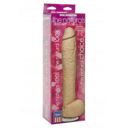 The Naturals - Dildo With Balls With Removable Vac-u-lock Suction Cup