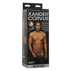 Signature Cocks - Xander Corvus - 9 Inch Ultraskyn Cock With Removable Vac-u-lock Suction Cup