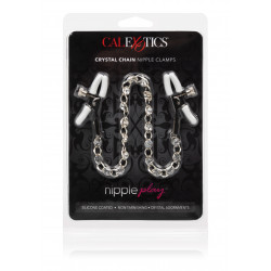 Crystal Chain Nipple Clamps