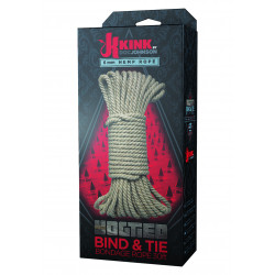 Kink - Hogtied - Bind & Tie - 6mm Hemp Bondage Rope - 30 Feet