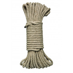 Kink - Hogtied - Bind & Tie - 6mm Hemp Bondage Rope - 50 Feet