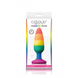 Pleasure Plug Rainbow Medium