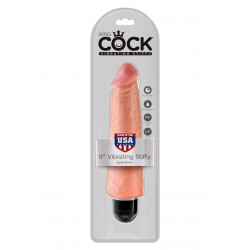 King Cock 8 Inch Vibr Stiffy