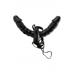 Vibrating Double Delight Strap-on