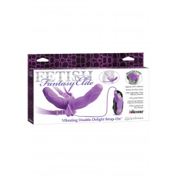 Vibrating Double Delight Strap-on