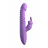 Her Thrusting Silicone Rabbit