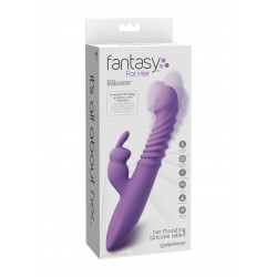 Her Thrusting Silicone Rabbit