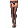 Tear Drop Garterbelt Stockings