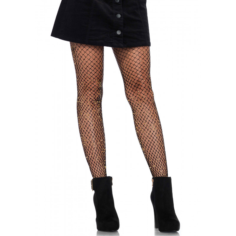 Lurex Industrial Net Pantyhose