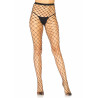 Faux Pearl Fence Net Tights