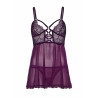 Sheer Lace Babydoll And String