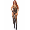 Jacquard Net Bodystocking