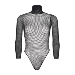 Turtleneck Fishnet Teddy