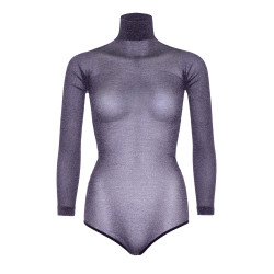 Lurex Bodysuit With Snapcrotch