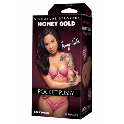 Signature Strokers - Honey Gold - Ultraskyn Pocket Pussy