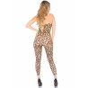 Leopard Footless Bodystocking