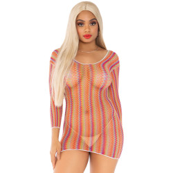 Zigzag Multicolour Mini Dress