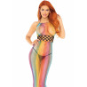 Long Halter Net Dress