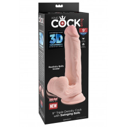 3d Cock Swinging Balls 9 Inch