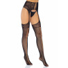 Lace Up Garterbelt Stockings