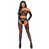 Top, Suspender Hose & G-string