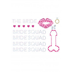 Bride Squad Bodyjewels Sticker