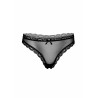 Thong Of Mesh With Ruched Back