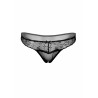 Crotchless Floral Lace String