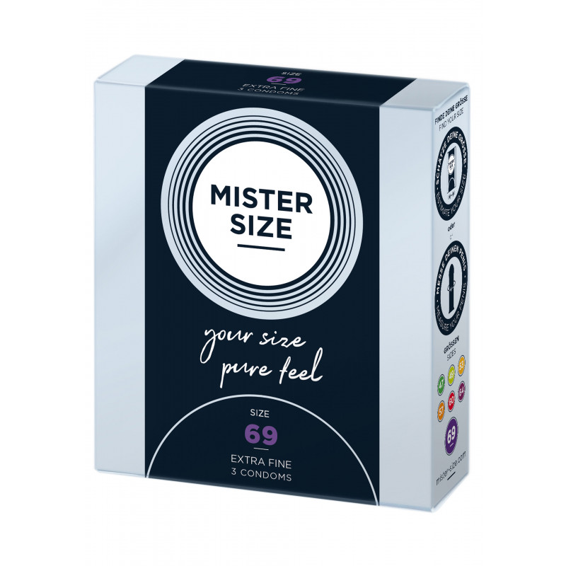 Mister Size 69mm Condoms 3pcs