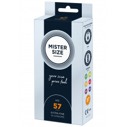 Mister Size 57mm Condoms 10pcs